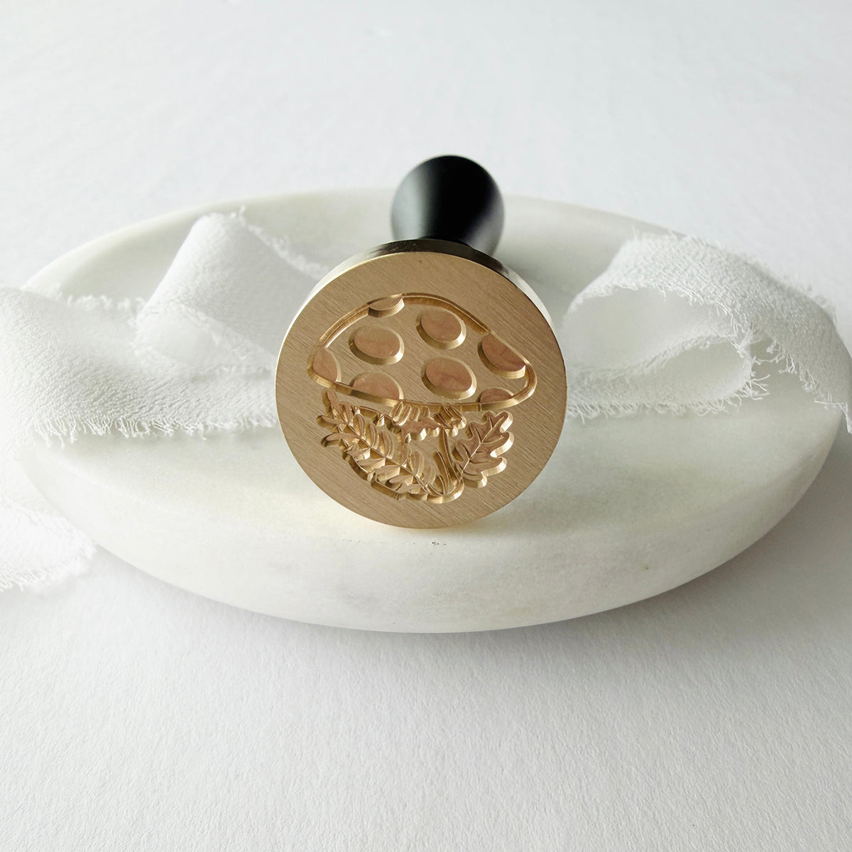 Leaves & Mushroom Wax Seal Stamp