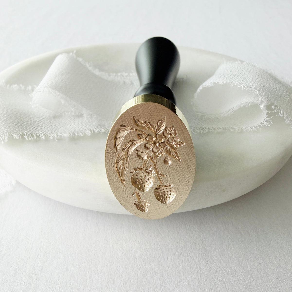 Spring Strawberries Wax Seal Stamp 3-D