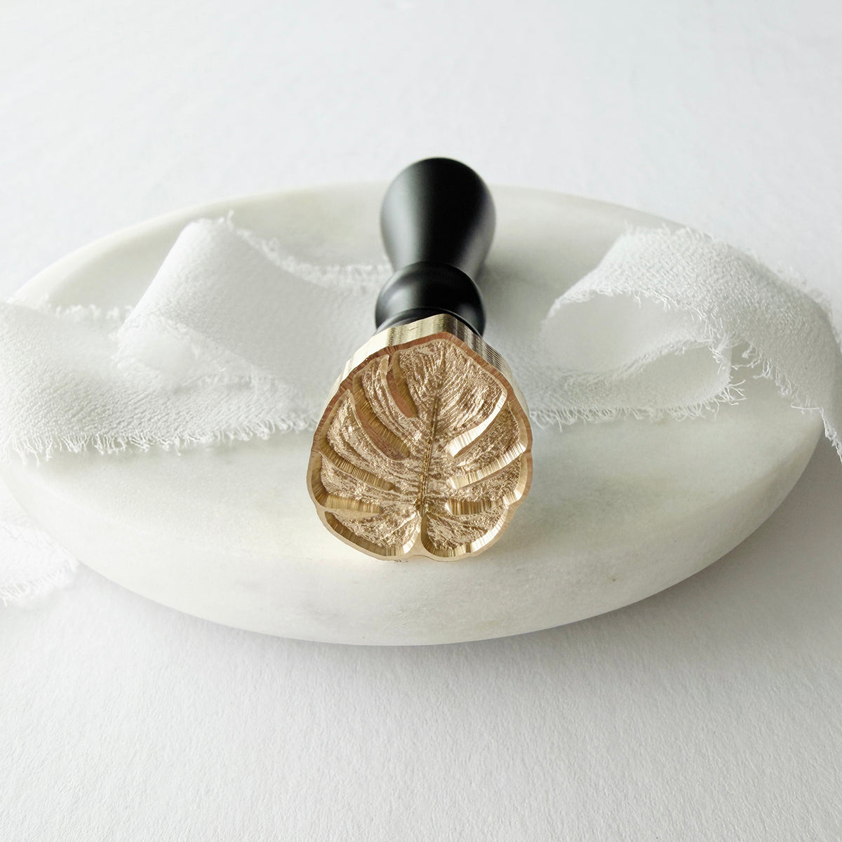 Monstera Leaf Wax Seal Stamp 3-D
