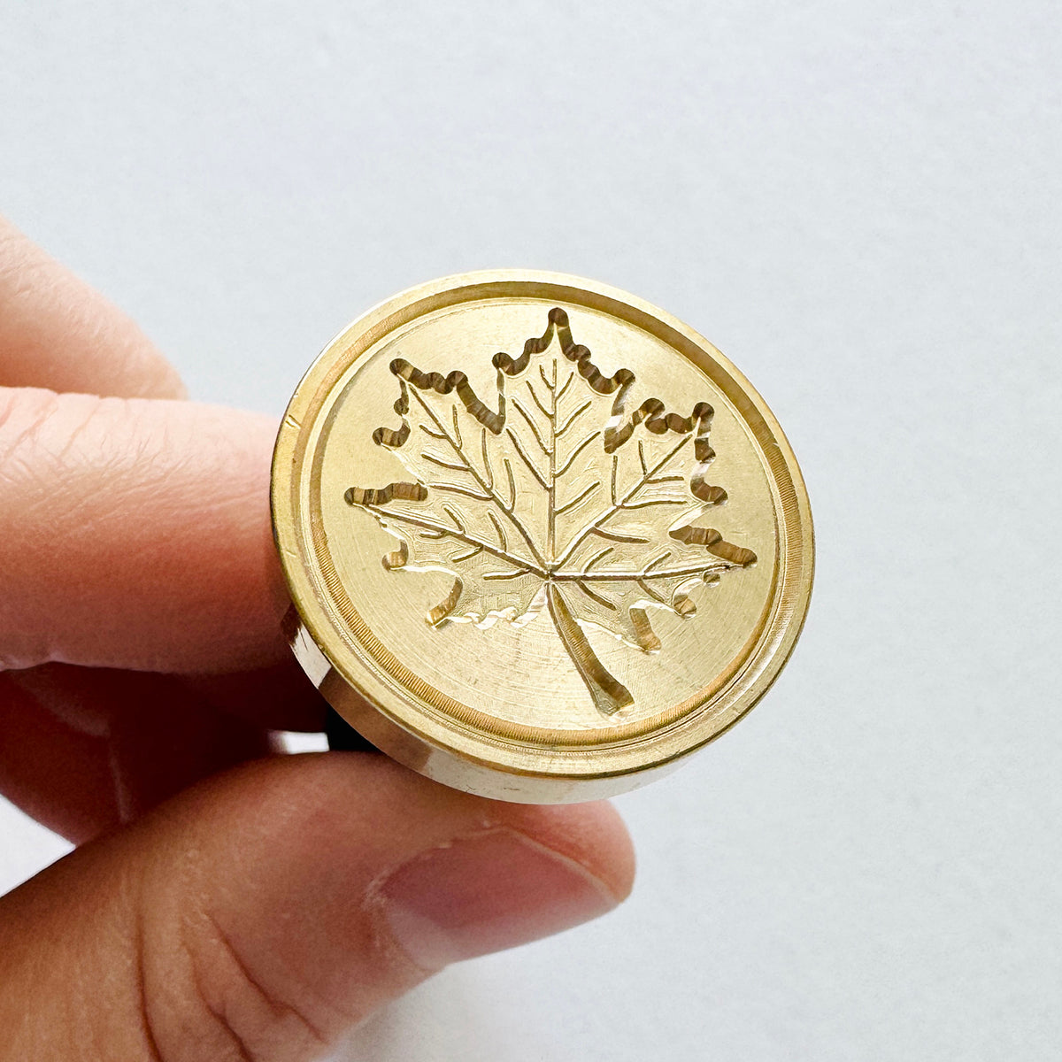 Maple Leaf Wax Stamp