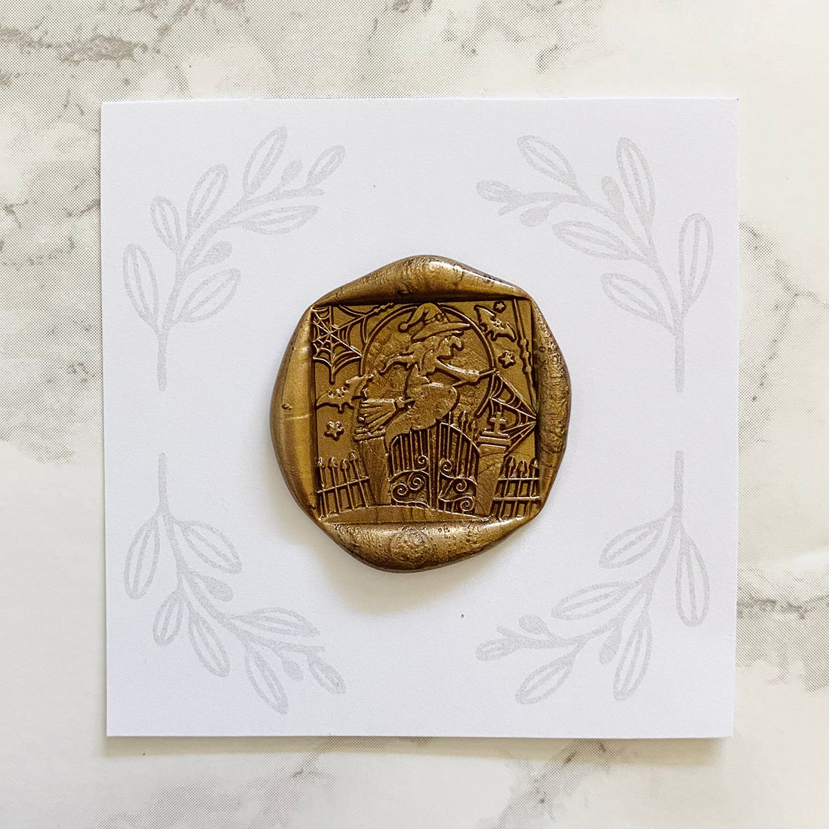 Halloween Witch Wax Stamp