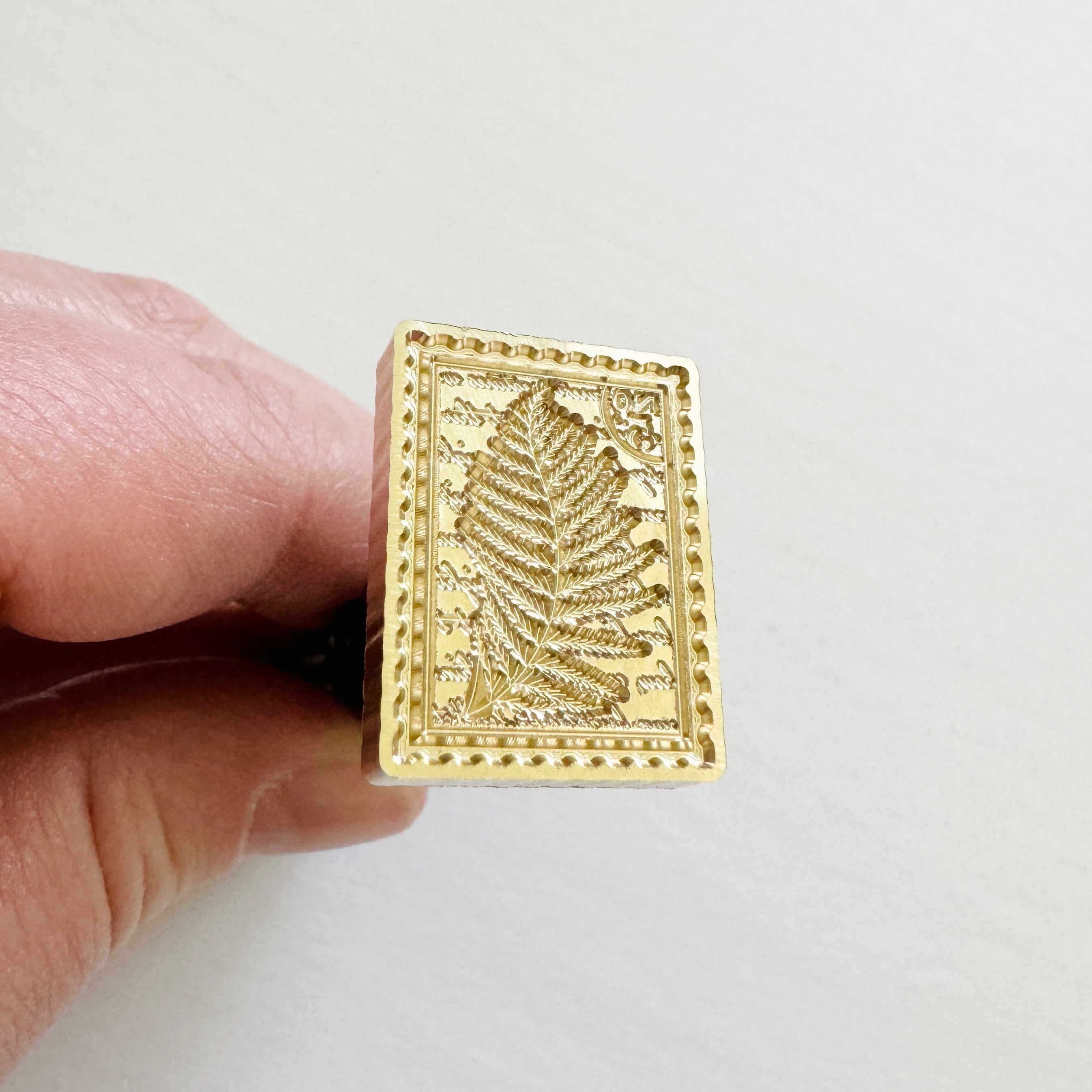 Fern Postage Wax Stamp