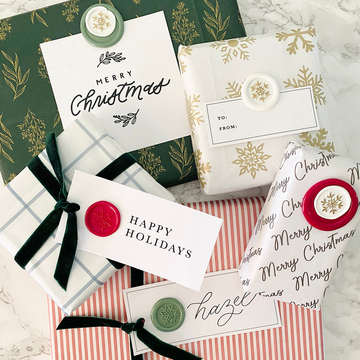 ONE-TIME - Holiday Lettering Box