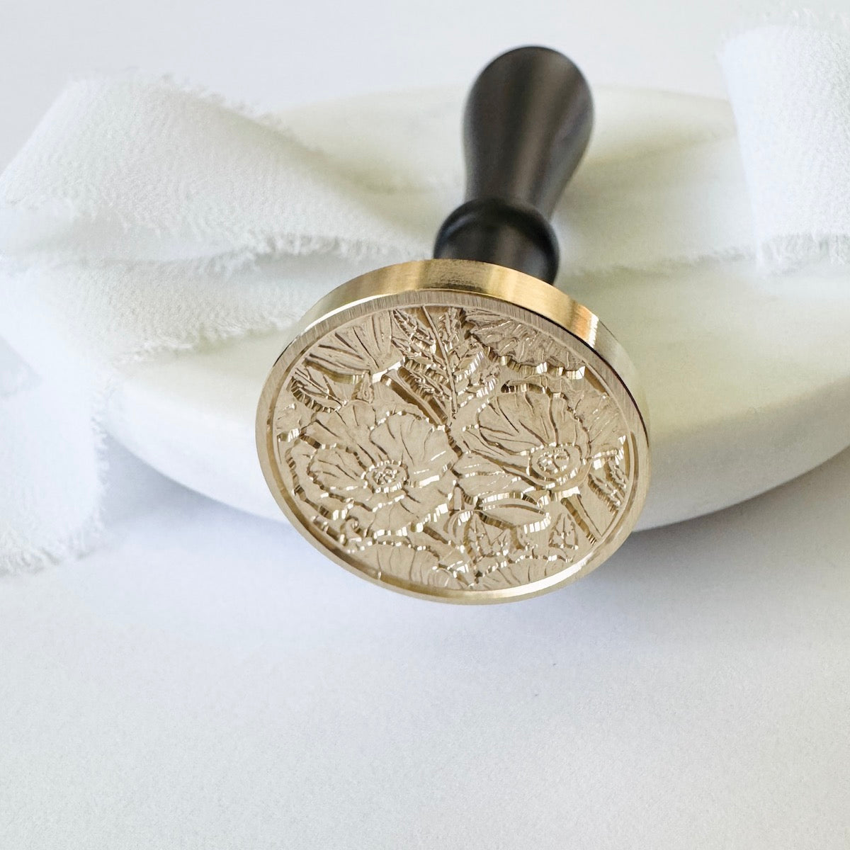 Poppy Fields Wax Stamp