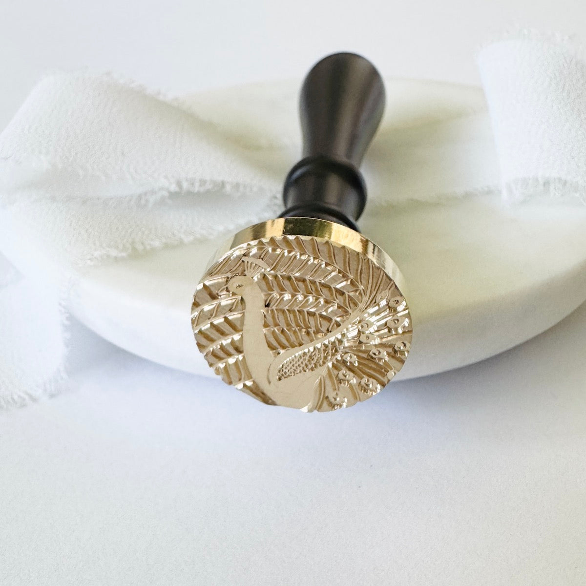 Peacock Wax Stamp