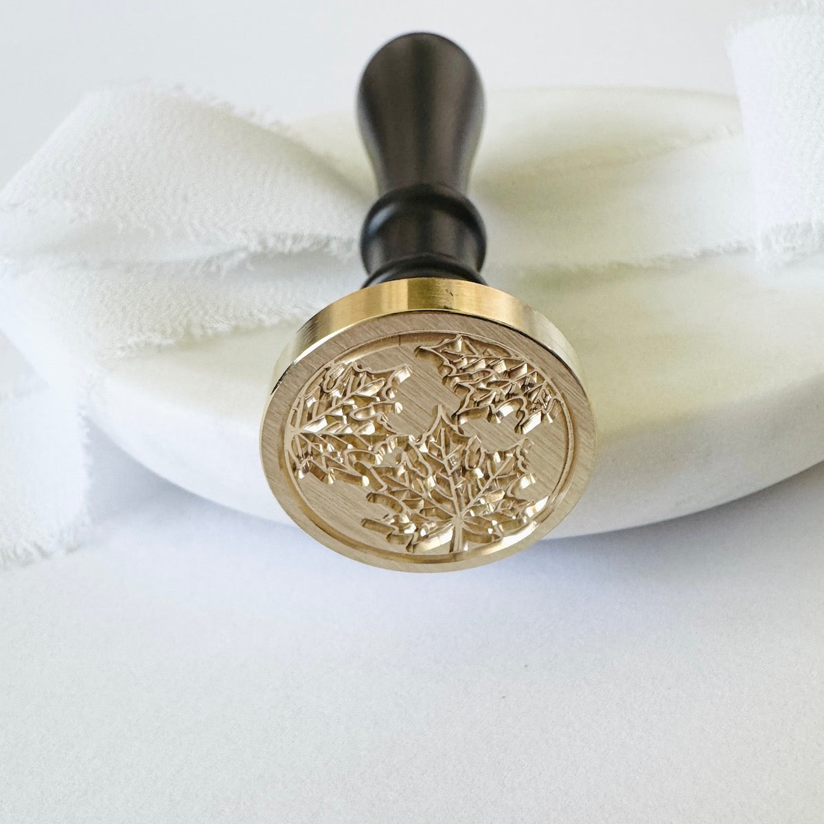 Fall Maple Leaves Wax Stamp
