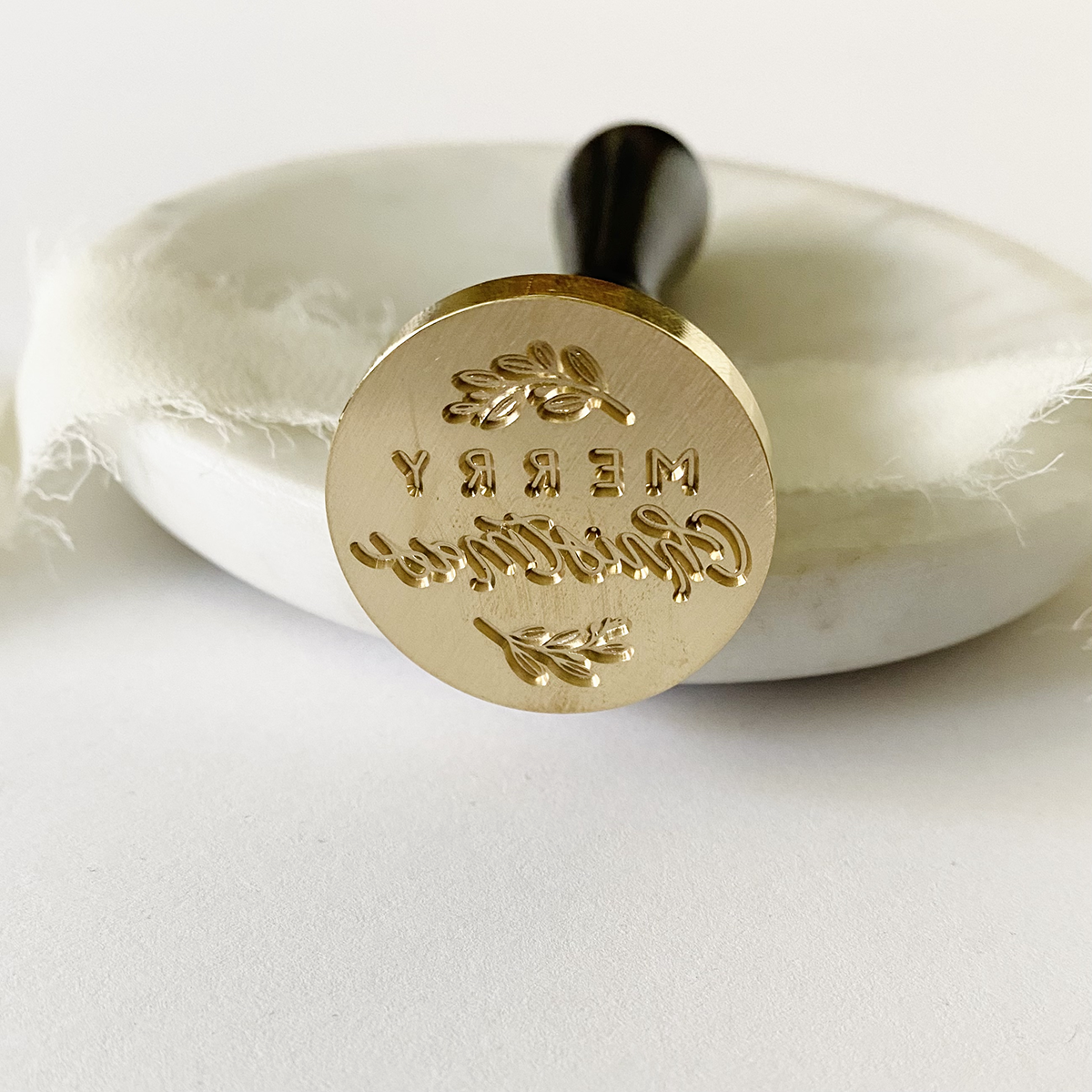 Large Merry Christmas Wax Seal Stamp