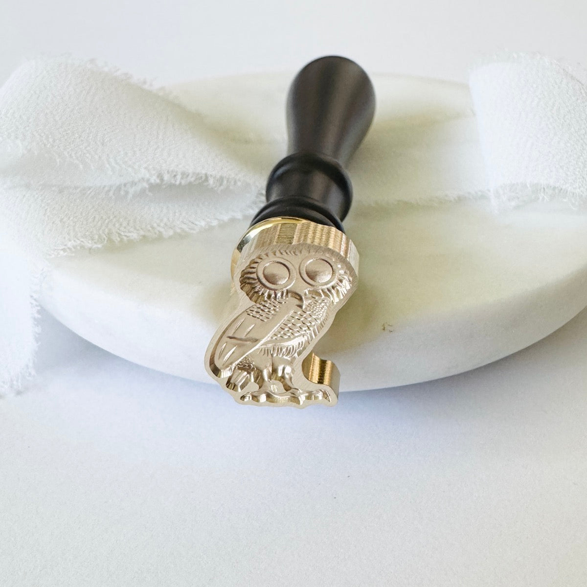 Owl Wax Stamp 3-D