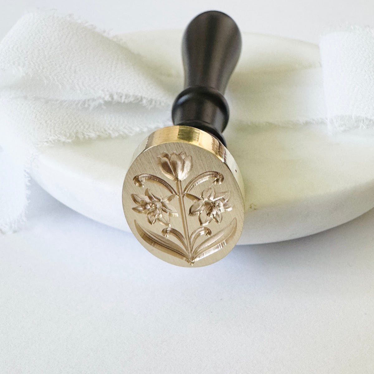 Daffodil Wax Stamp 3-D