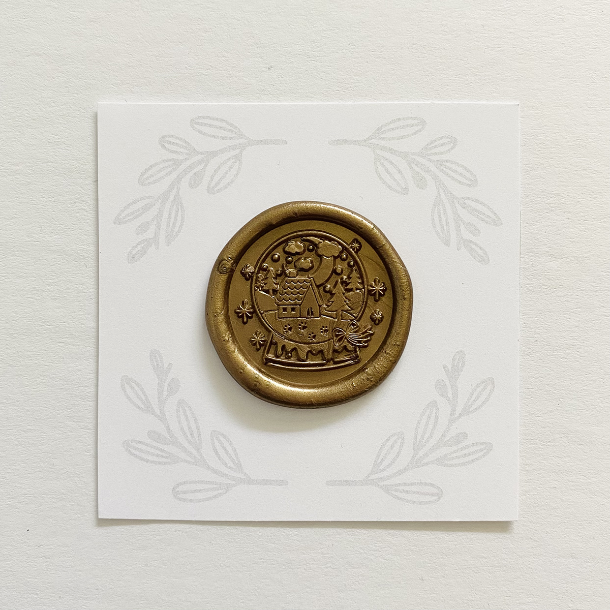 Snowglobe Wax Seal Stamp