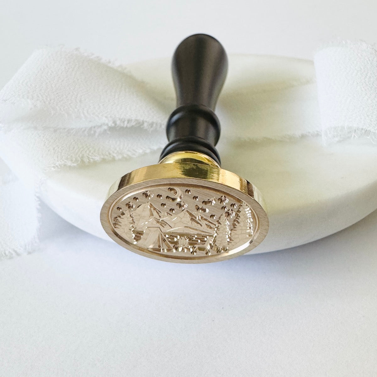 Camping Wax Stamp