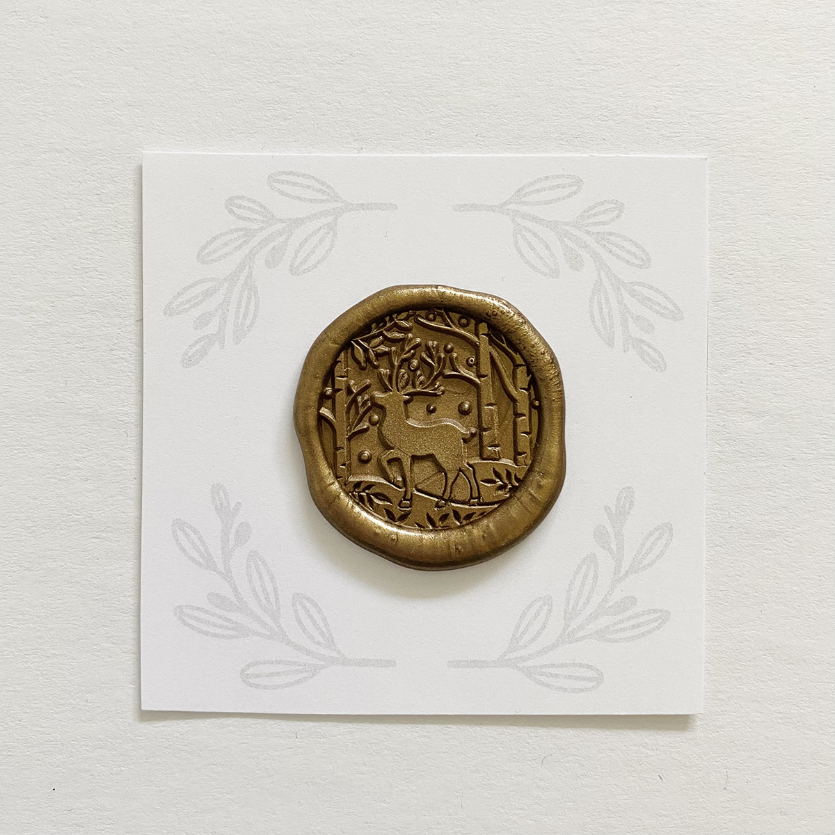 Forest Reindeer Wax Seal Stamp