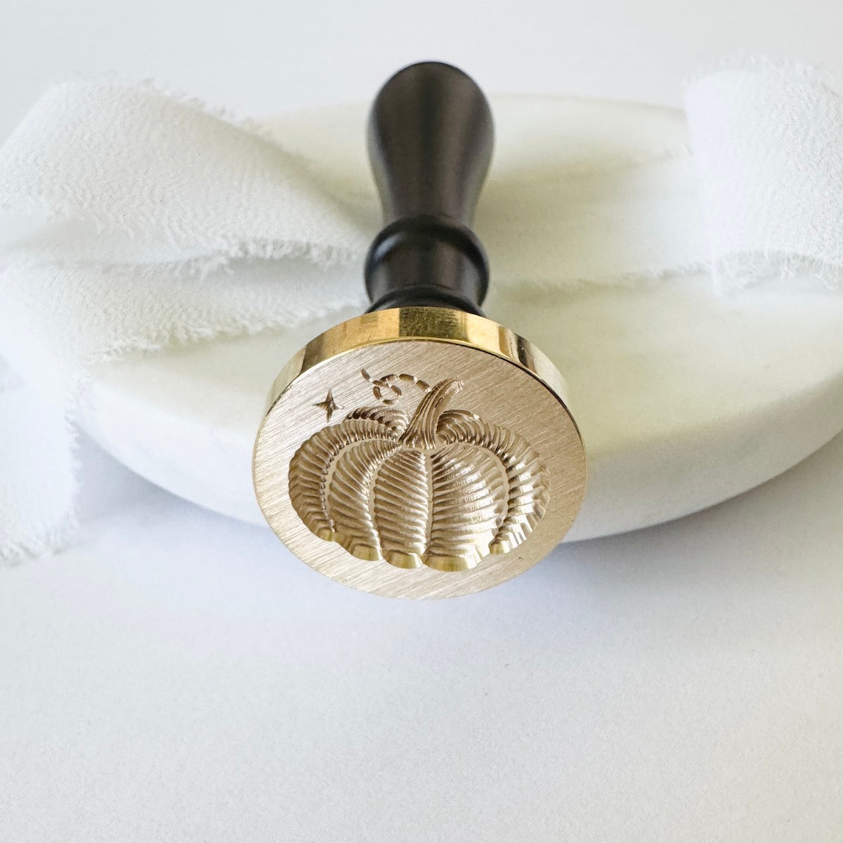 Pumpkin Wax Stamp 3-D