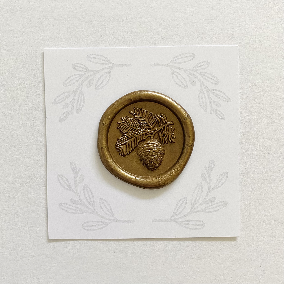 Pinecone Wax Seal Stamp (3-D)