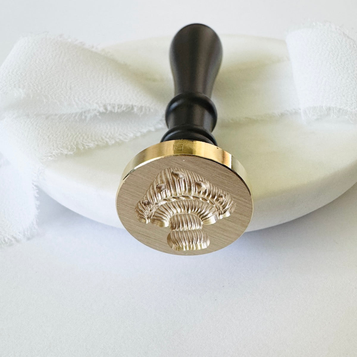 Mushroom Wax Stamp 3-D