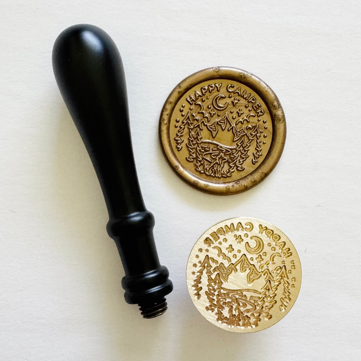 Happy Camper Wax Stamp
