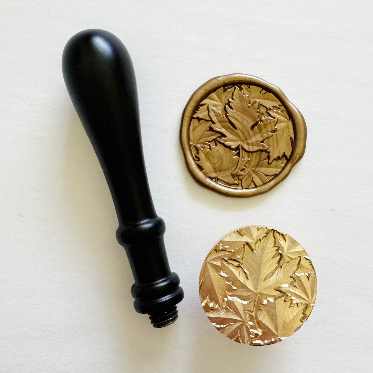 Maple Leaf Wax Stamp 3-D