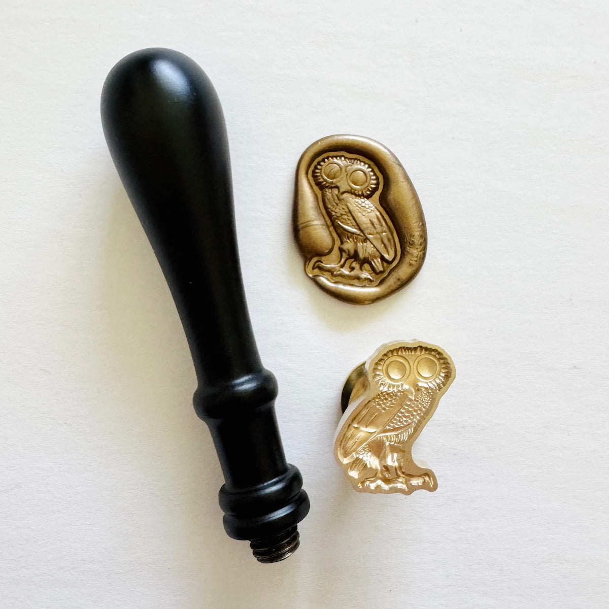 Owl Wax Stamp 3-D