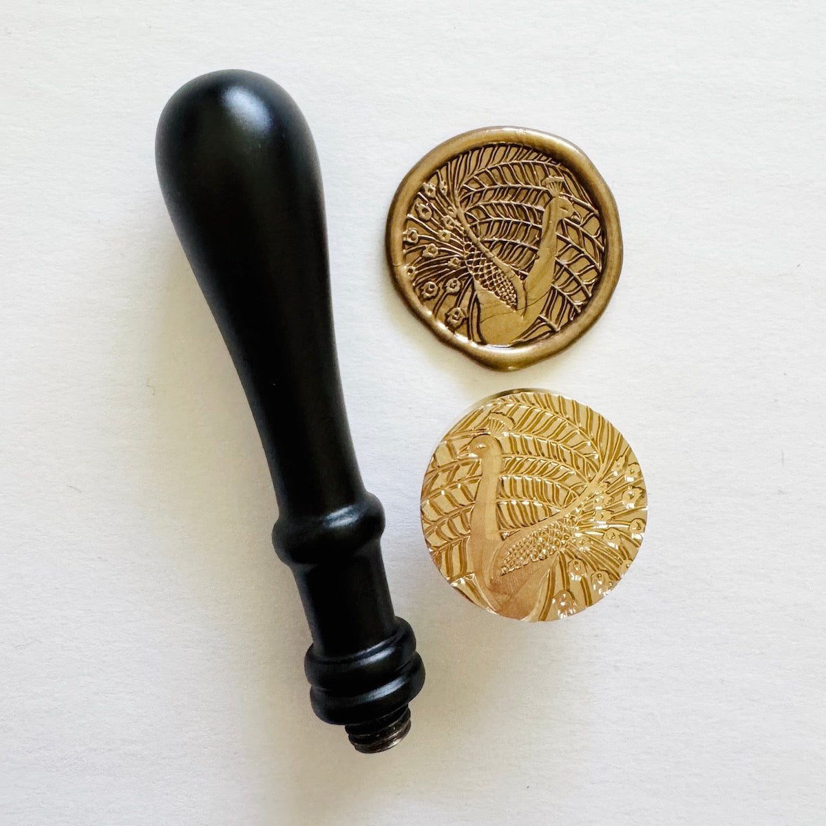 Peacock Wax Stamp