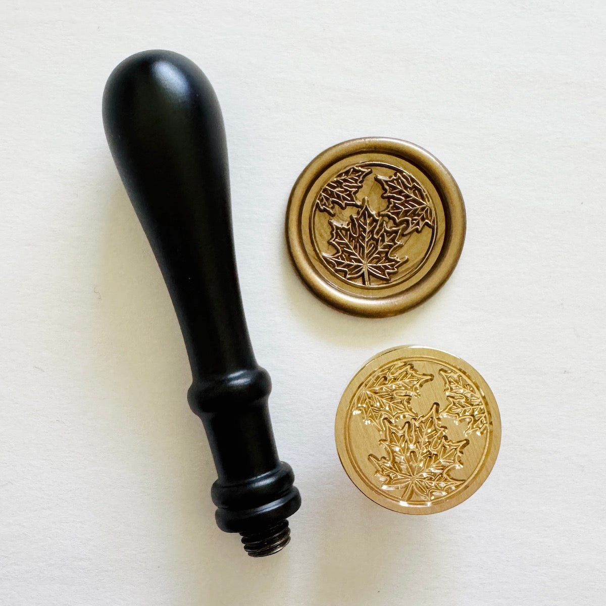 Fall Maple Leaves Wax Stamp