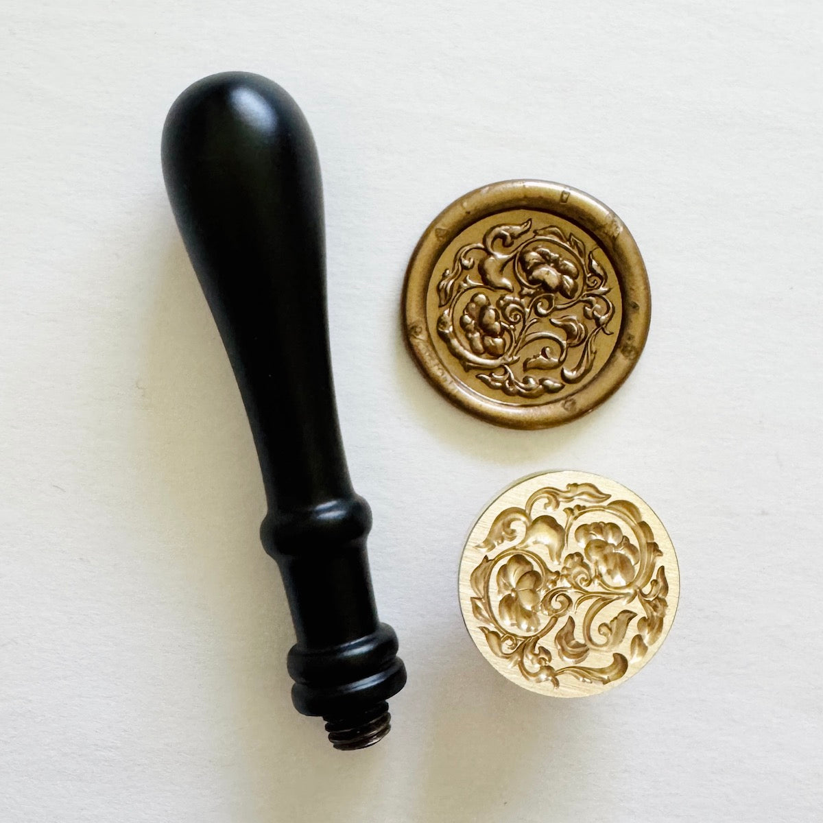 Tudor Florals Wax Stamp 3-D