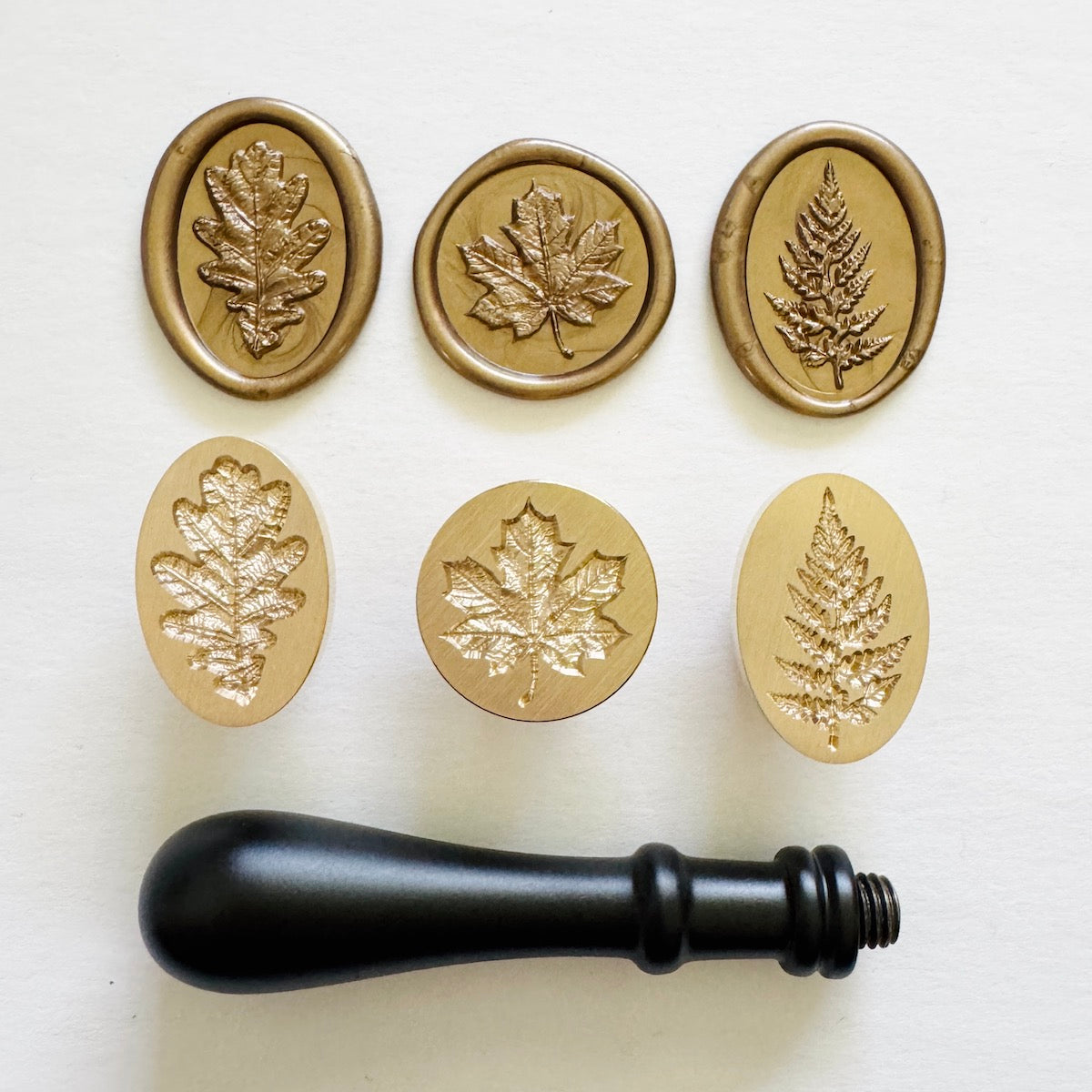 Leaf Wax Seal Stamp Set (Set of 3)