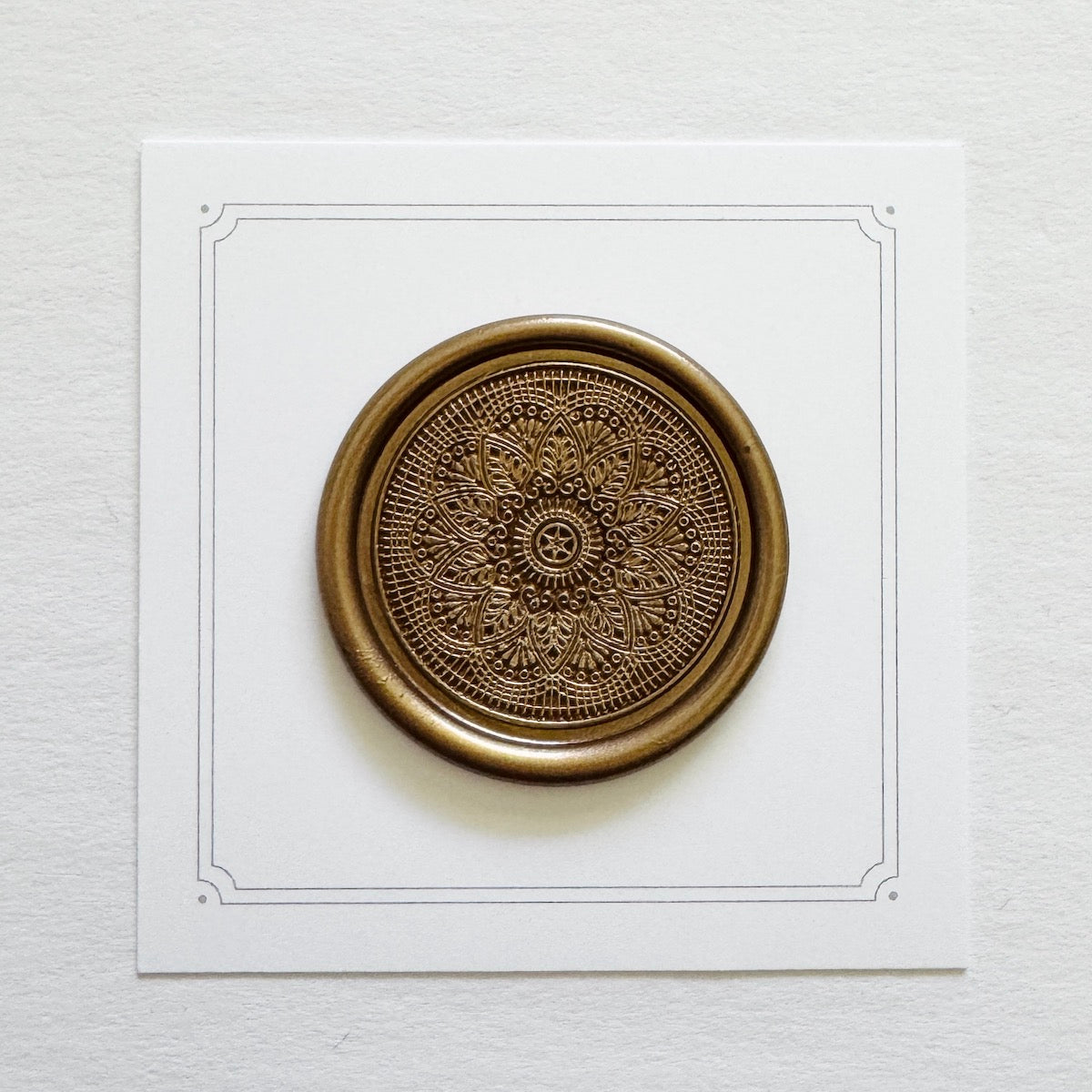 Mandala Wax Stamp
