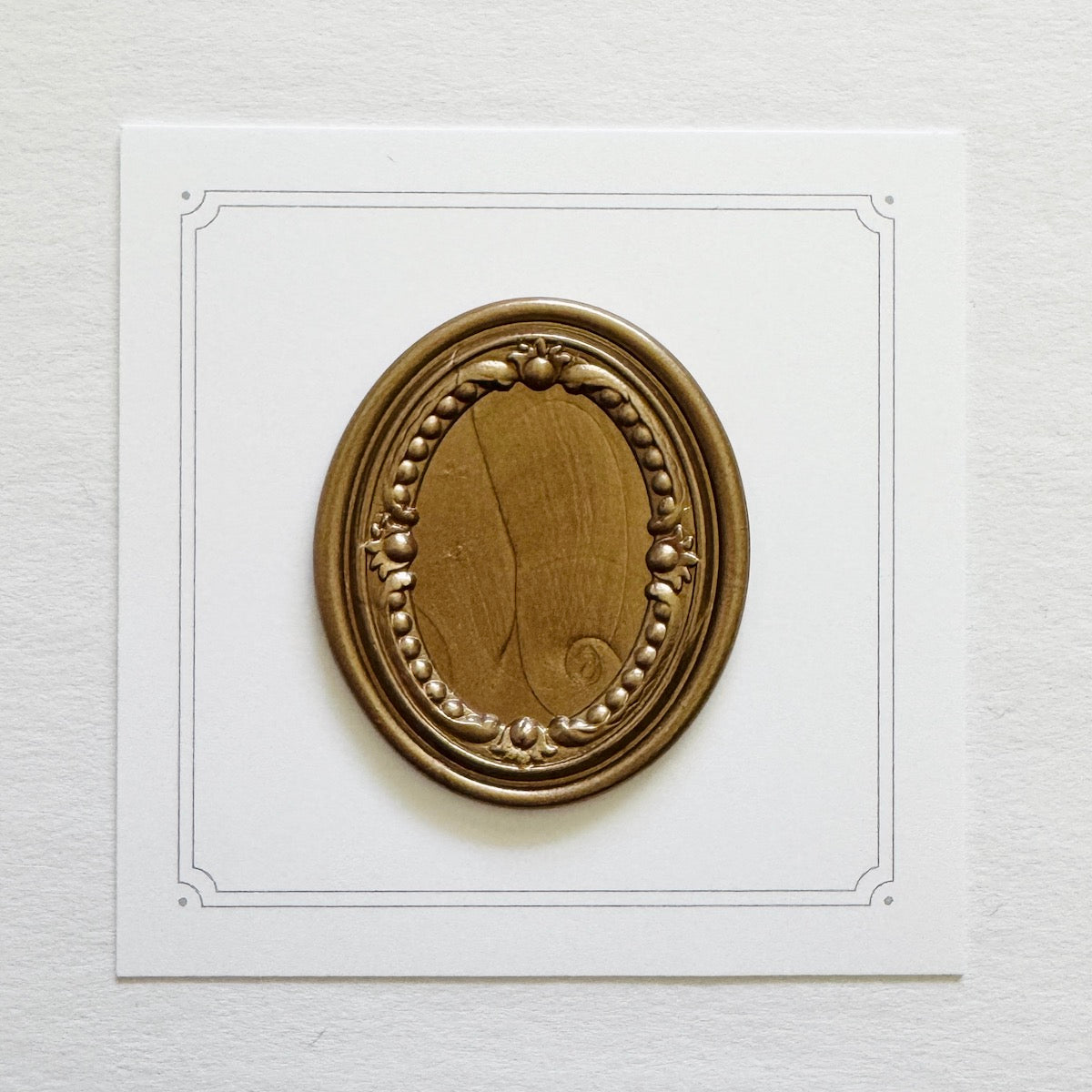 Oval Frame No. 6 Wax Seal Stamp