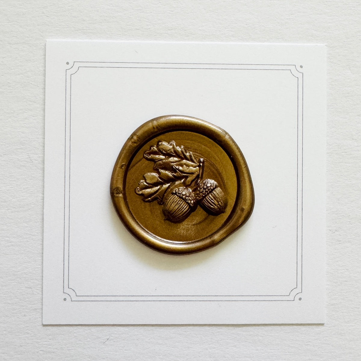 Acorns Wax Stamp 3-D
