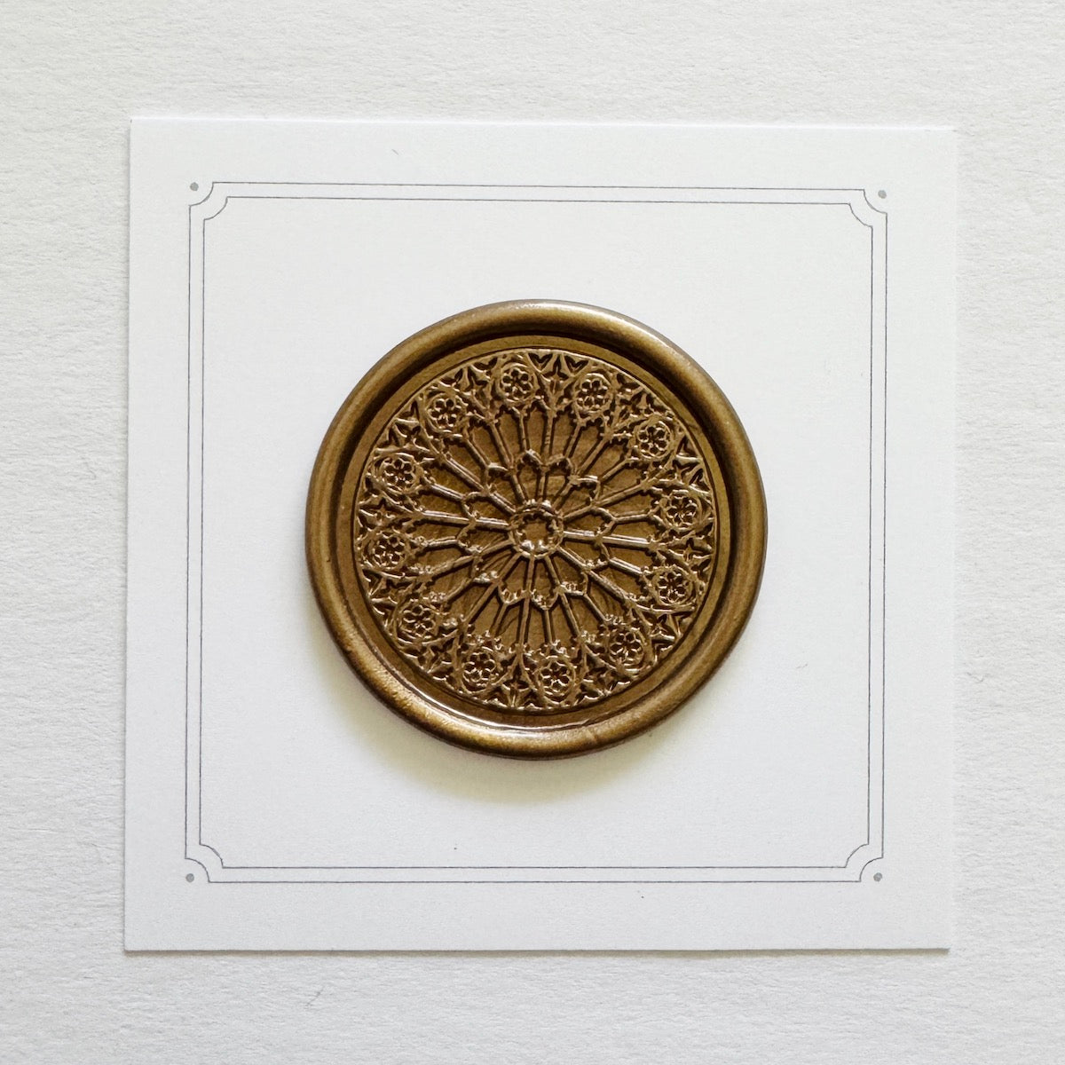 Stained Glass Wax Stamp
