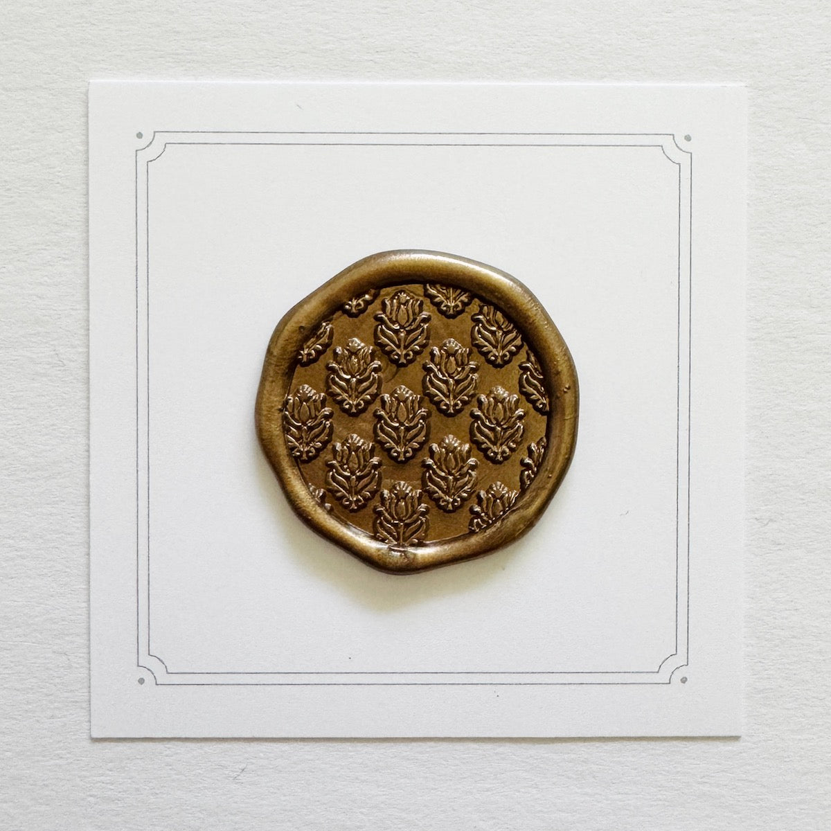 Damask Floral Wax Stamp