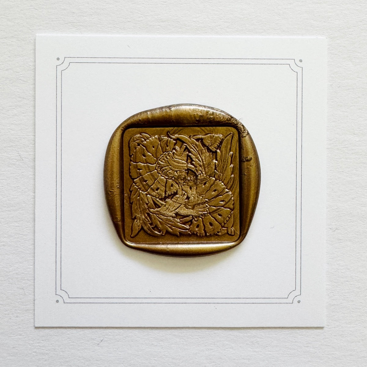 Art Nouveau Wax Stamp