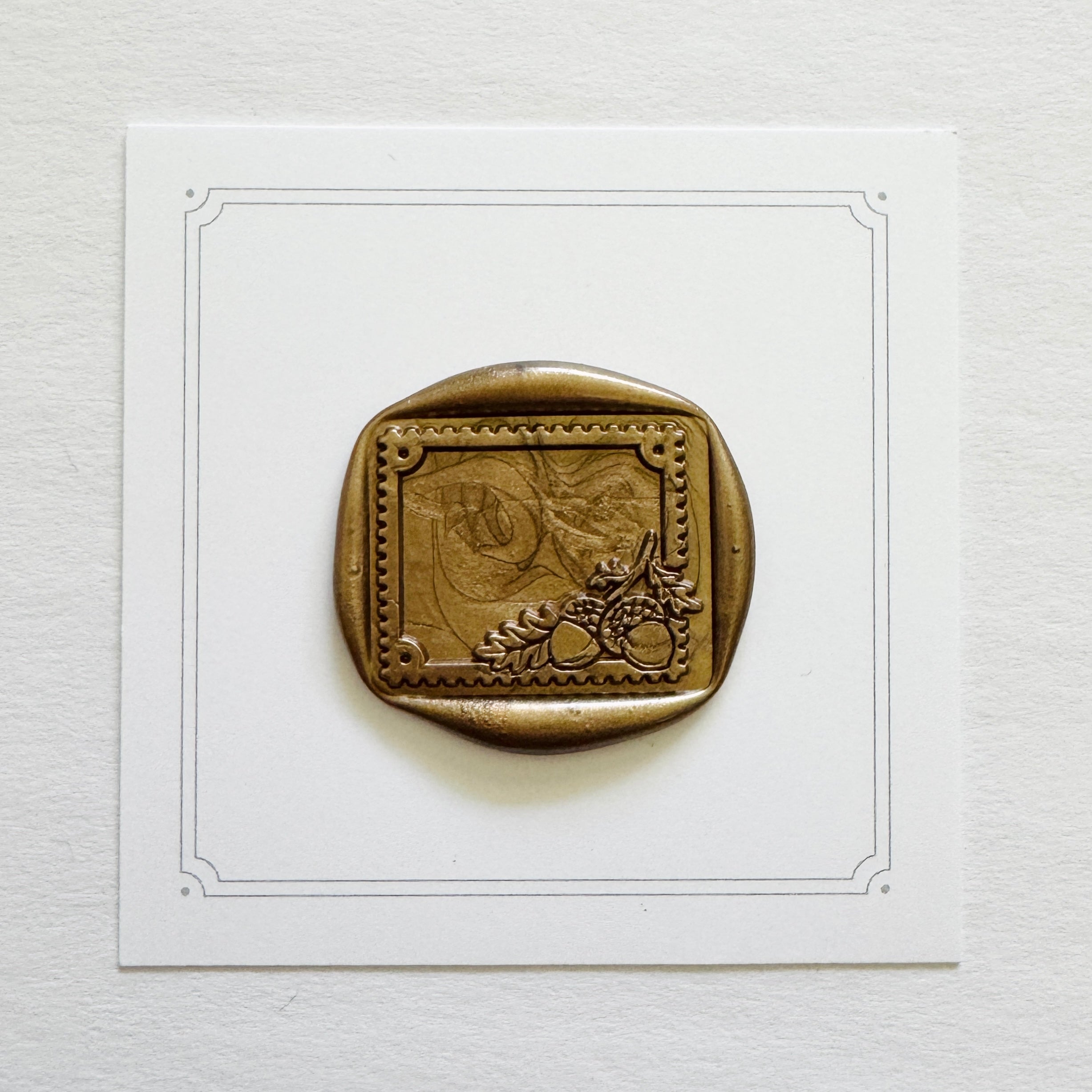 Acorn Postage Wax Stamp