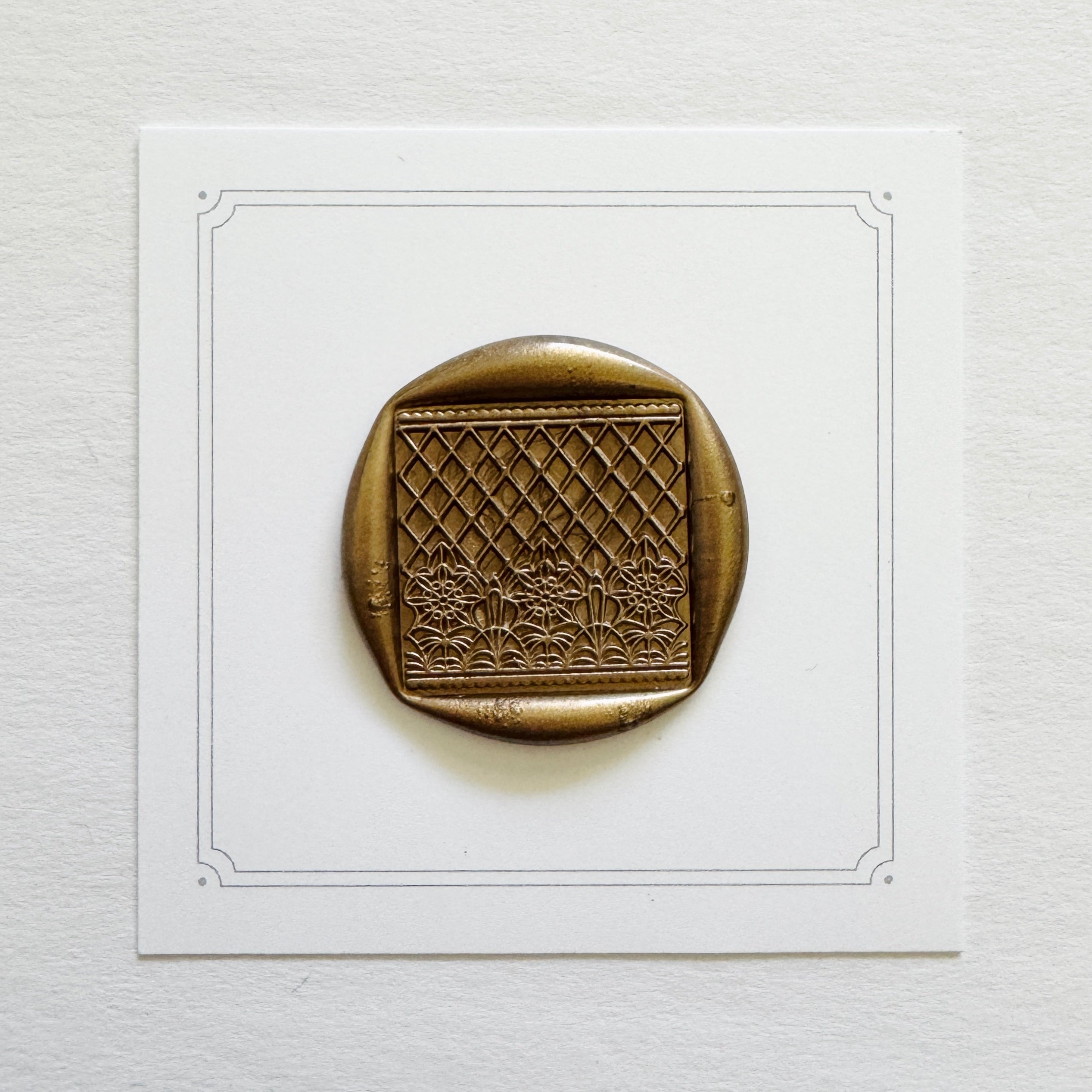Fall Lace Wax Stamp