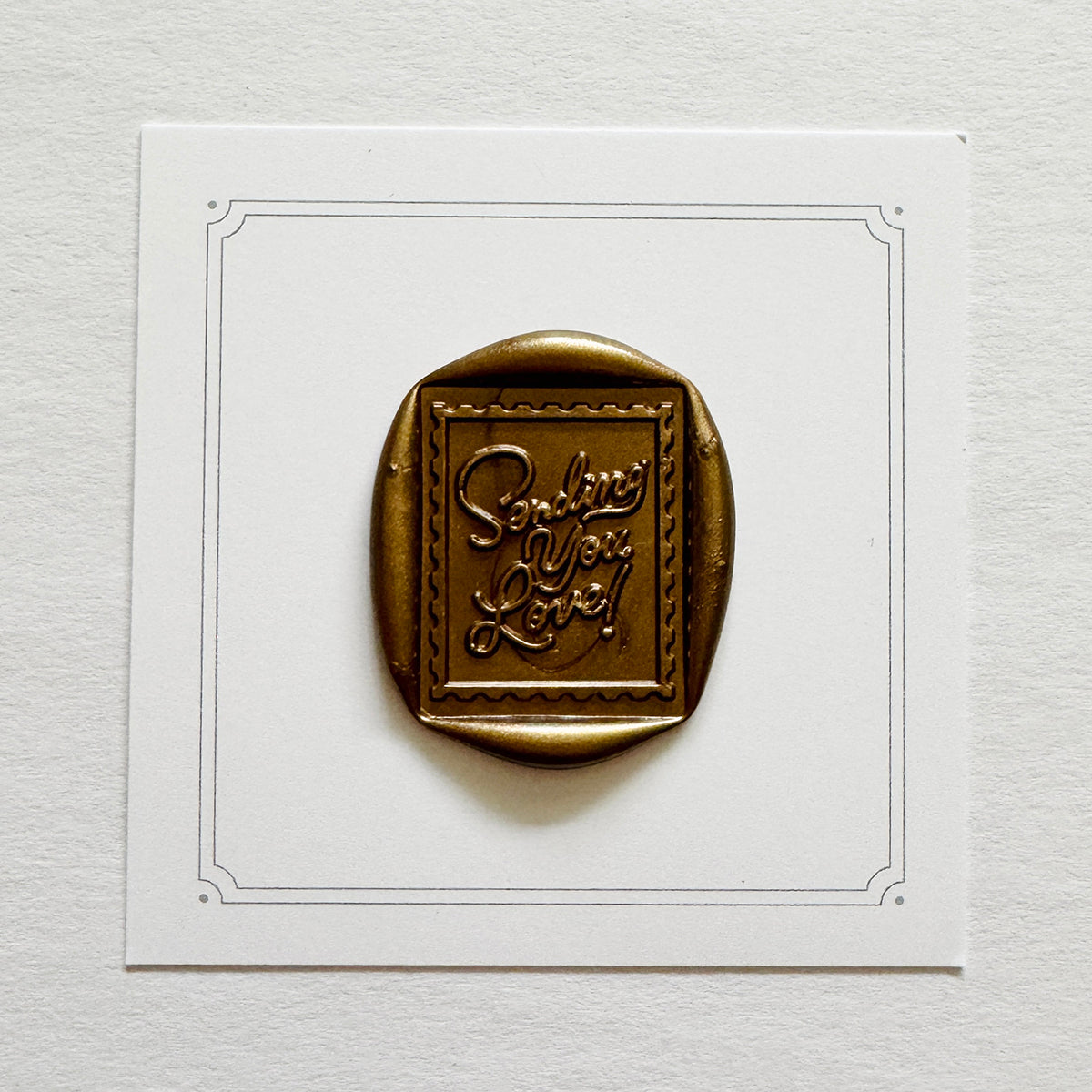 Sending You Love Wax Stamp