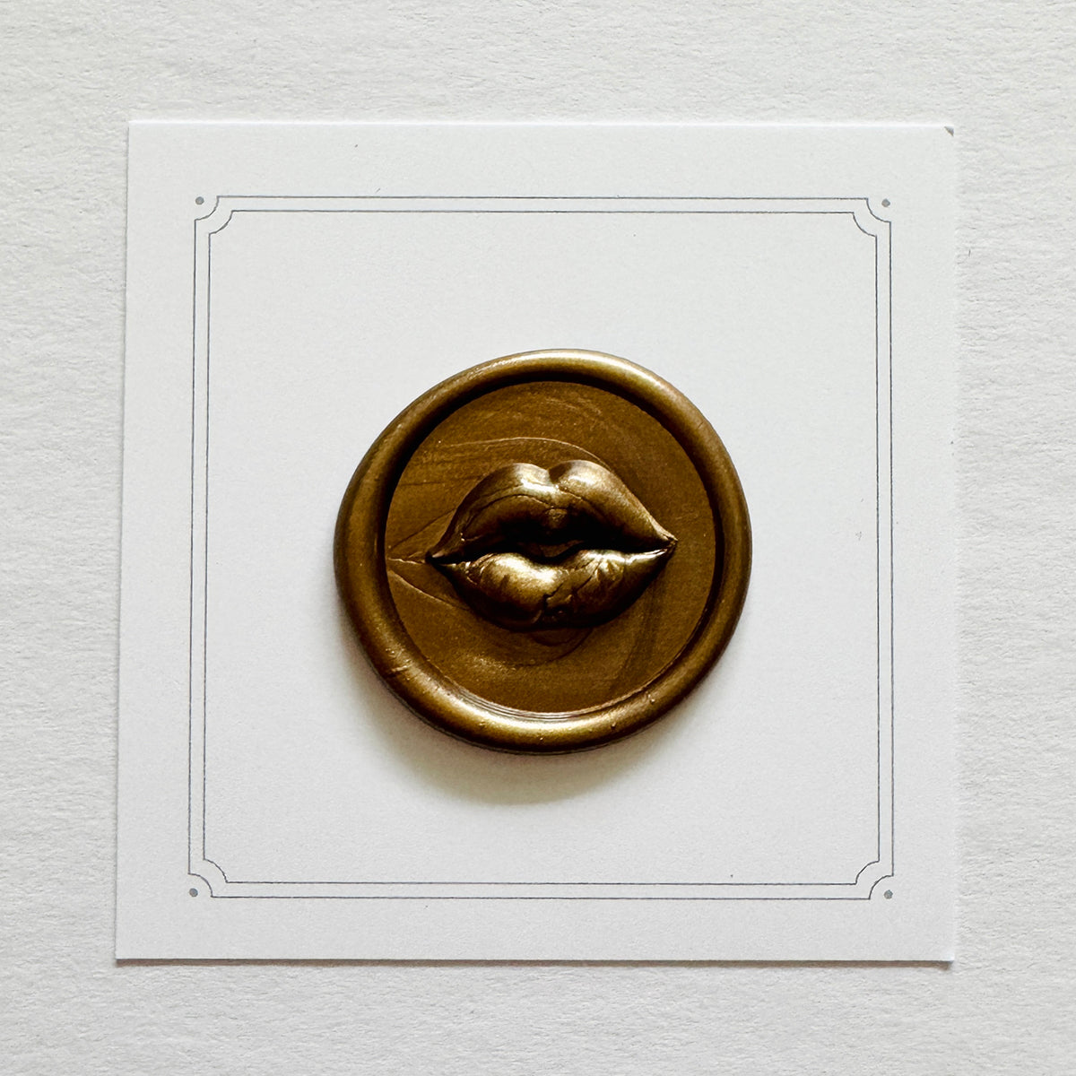 Lips Wax Stamp (3D)