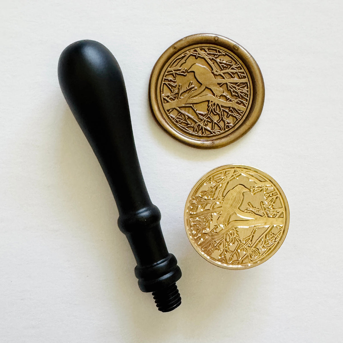 Night Bird Wax Stamp
