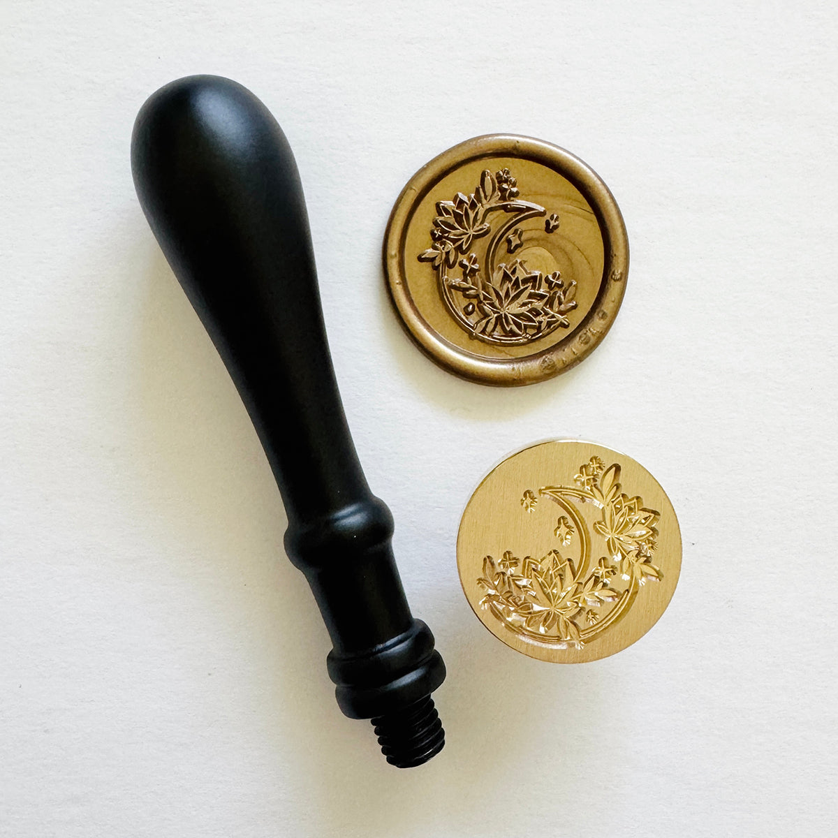 Moon and Flowers No. 2 Wax Stamp
