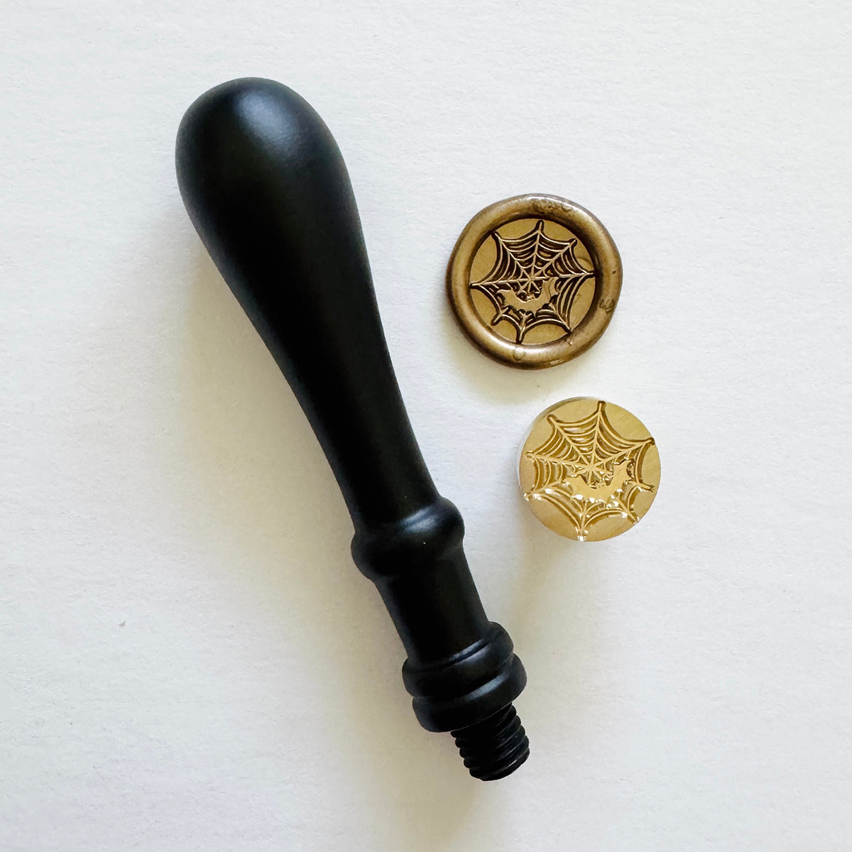 Mini Spider Web & Bat Wax Stamp
