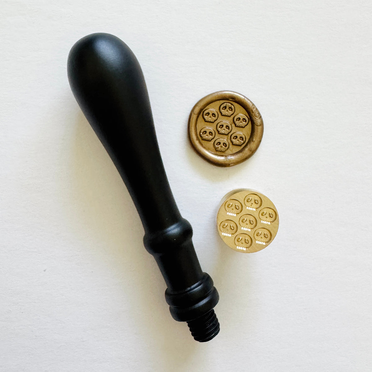 Mini Skulls Pattern Wax Stamp