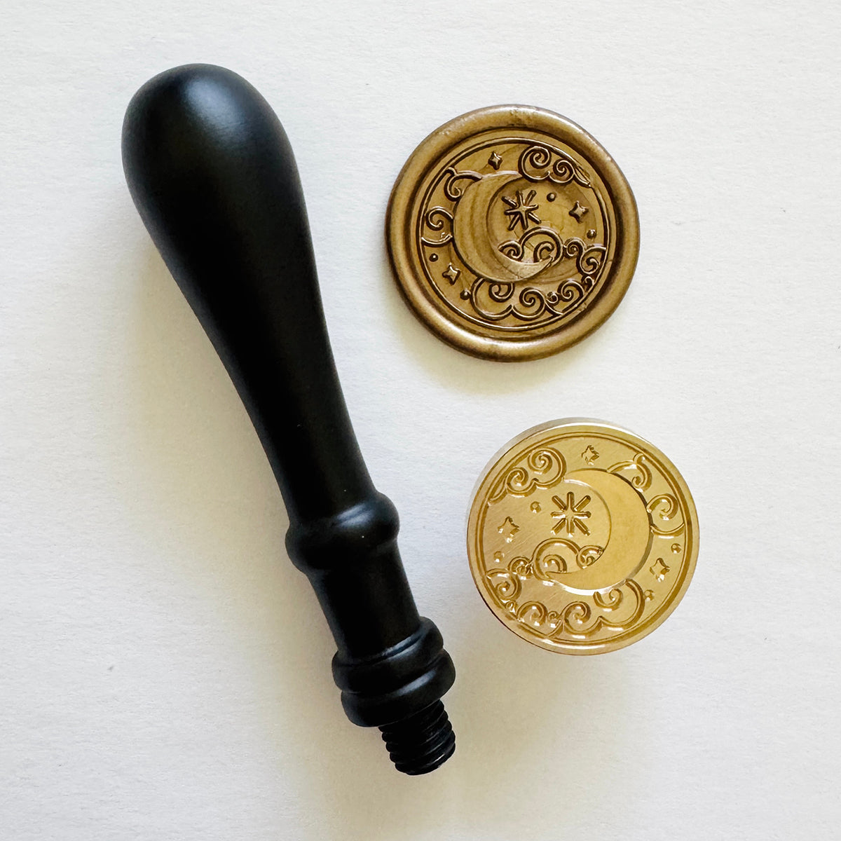 Moon & Clouds Wax Stamp