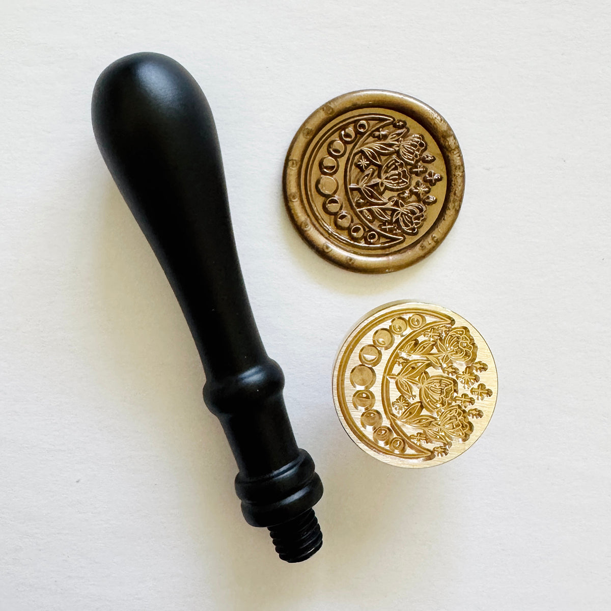 Moon and Flowers No. 3 Wax Stamp