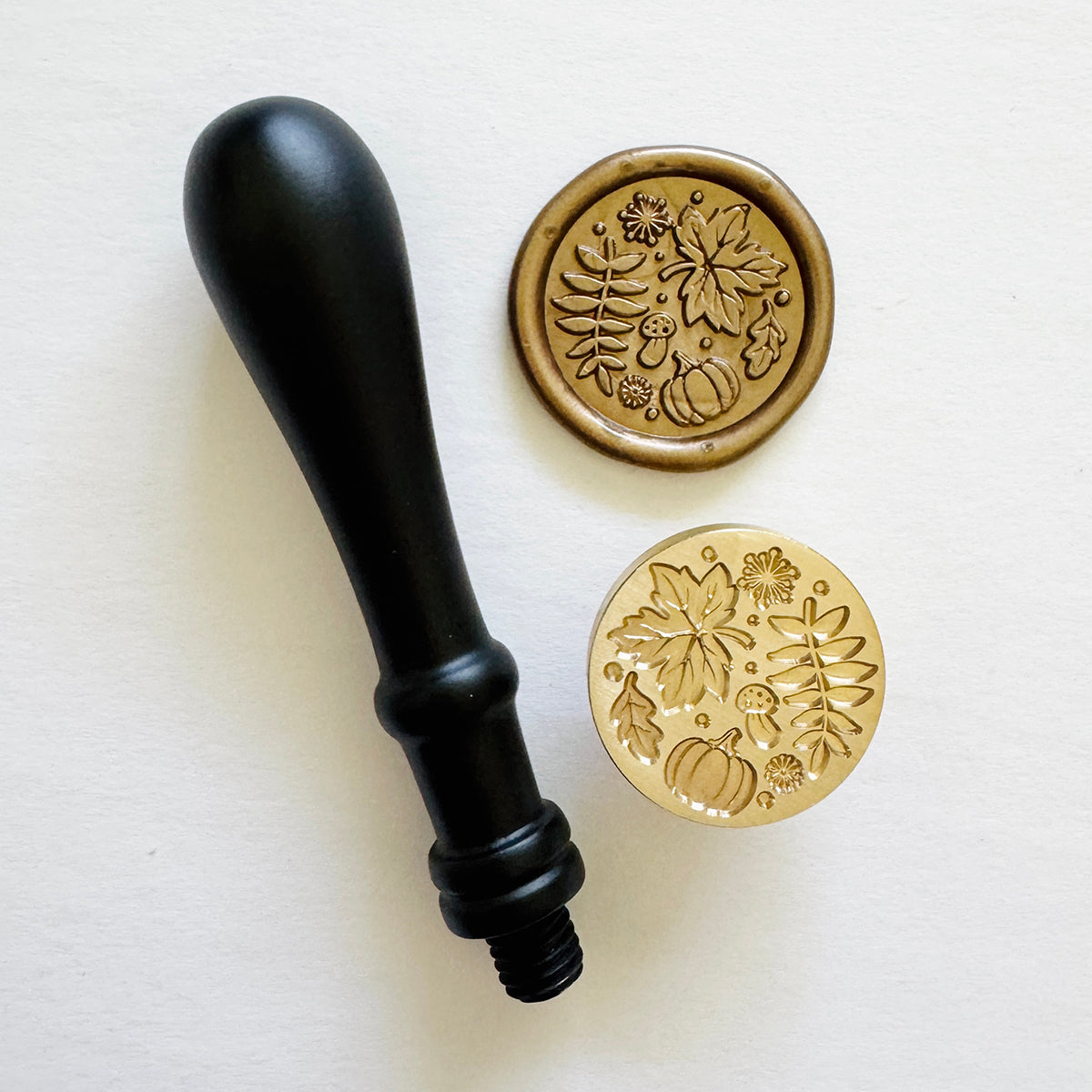 Leaves & Pumpkins Wax Stamp
