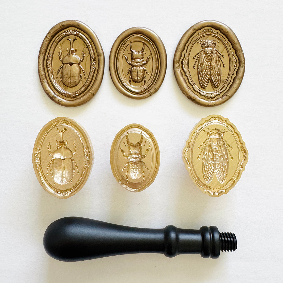 Insects Wax Seal Stamp Set (Set of 3)