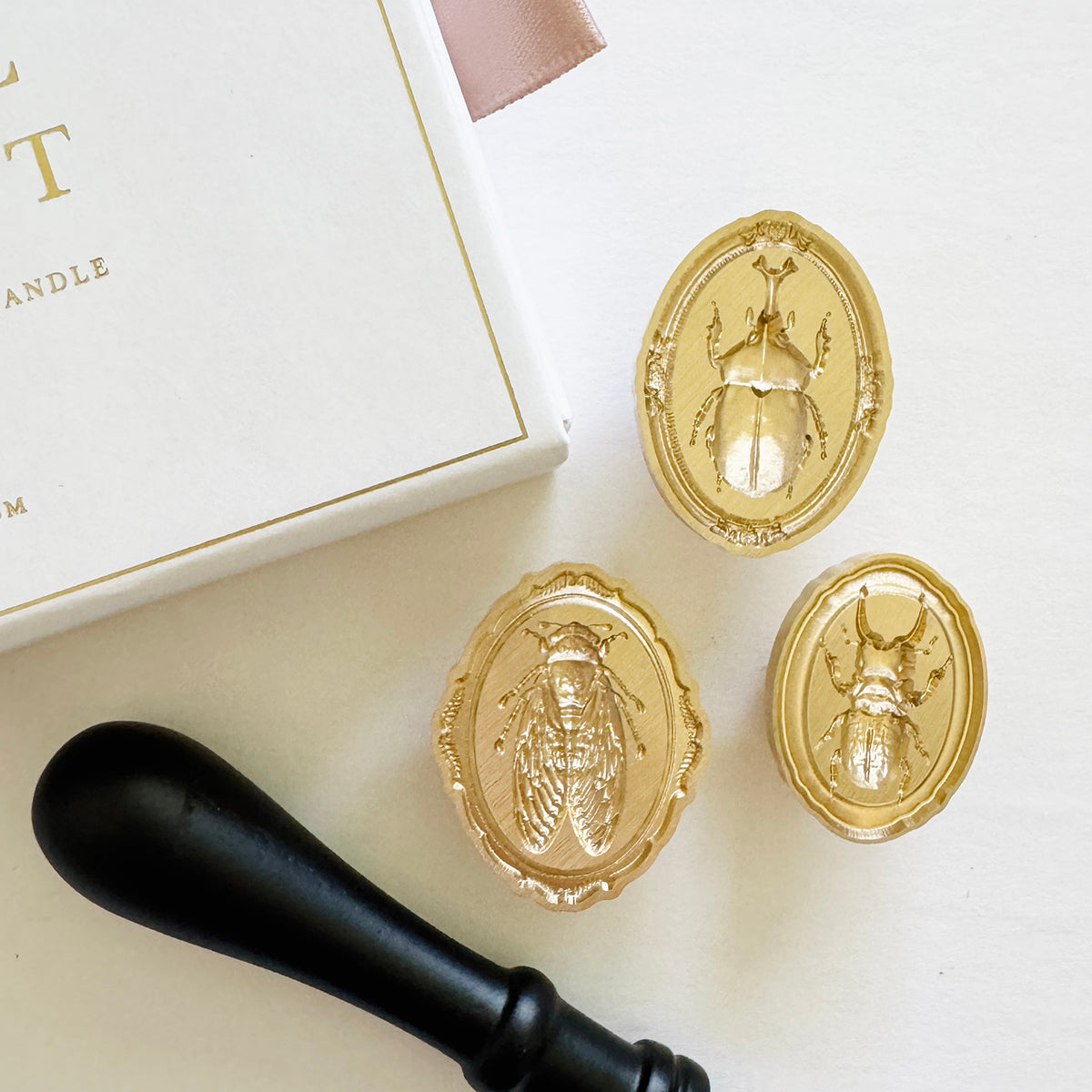 Insects Wax Seal Stamp Set (Set of 3)