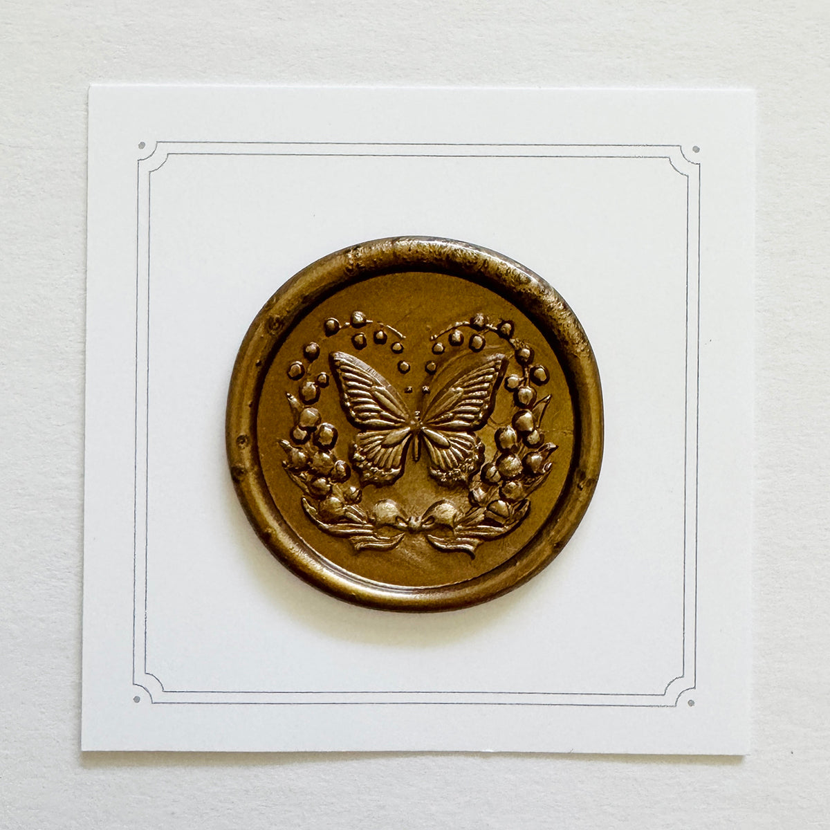 Butterfly Wax Stamp 3-D