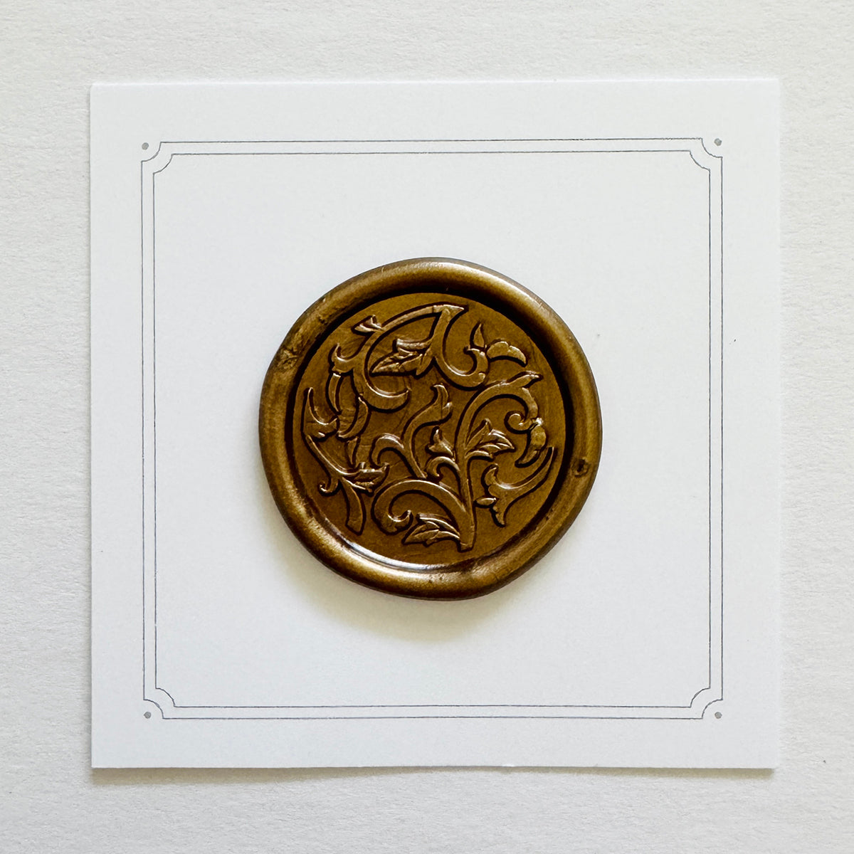 Vines and Leaves Wax Stamp