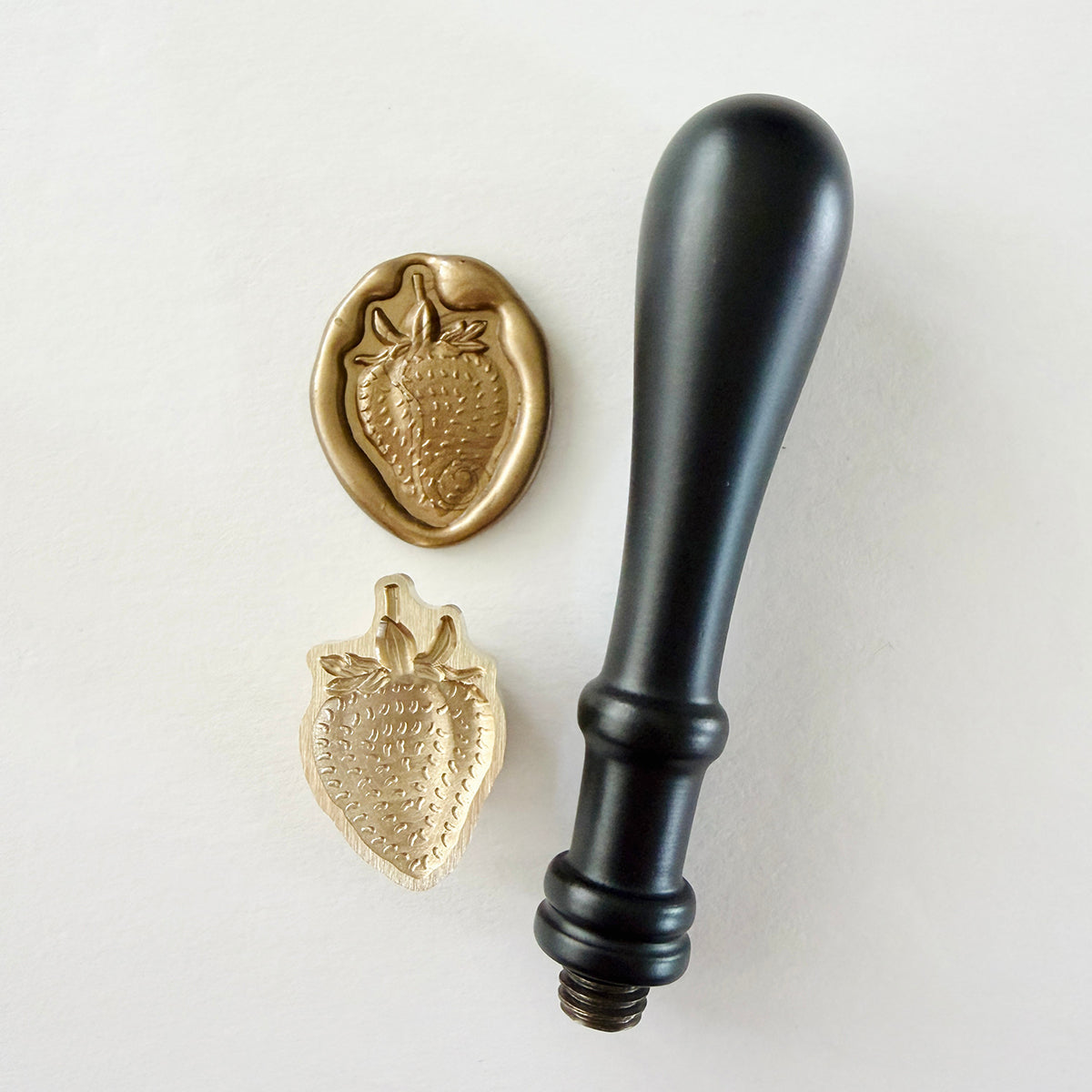 Summer Strawberry Wax Seal Stamp 3-D