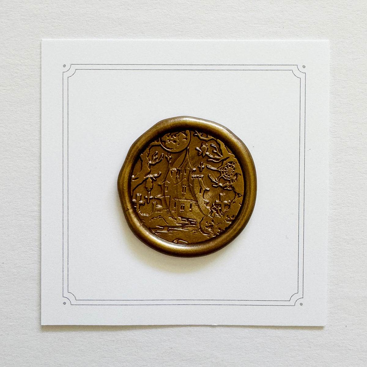 Halloween House Wax Stamp