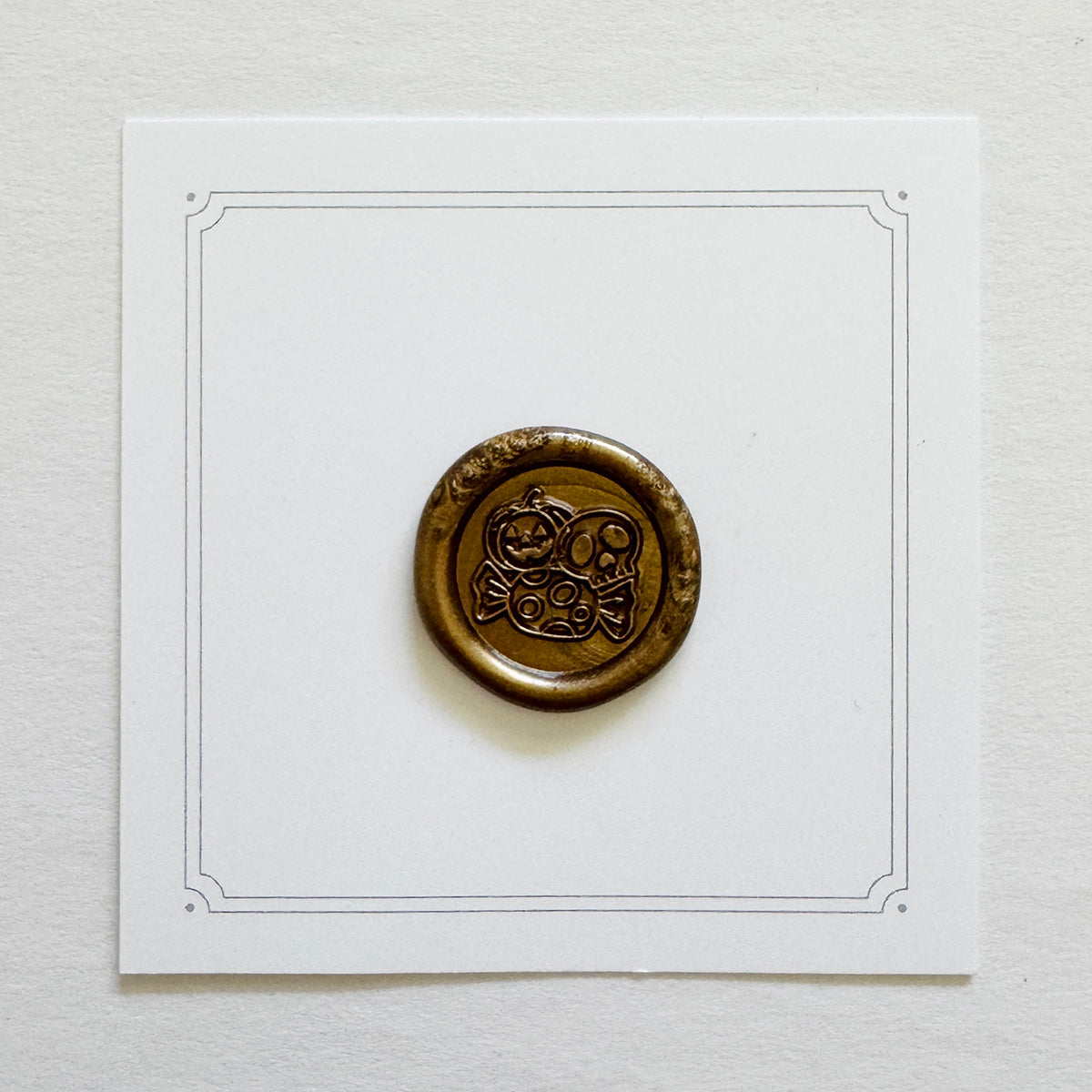 Mini Halloween Candy Wax Stamp